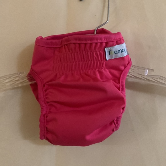 Teamoy Reusable Wrap Diapers for Male Dogs, Washable Puppy Belly Band Pink Small - Picture 3 of 12